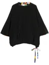 Pucci Silk Top In Black