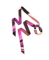 Pucci Silk Twill Bandeau Chain Bracelet In Multicolor