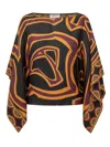 Pucci Silk Twill Blouse In Multi