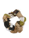 Pucci Printed Scrunchie In Green