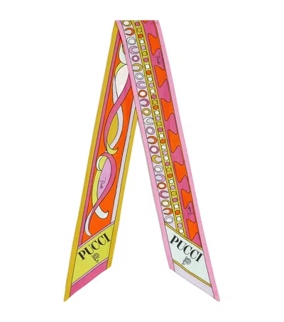 Pucci Silk Twill Printed Scarf