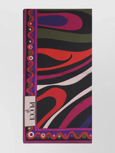 PUCCI SILK TWILL SCARF BOLD PRINT