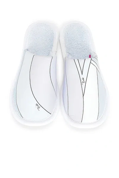 Pucci Silk Twill Slippers In Multi