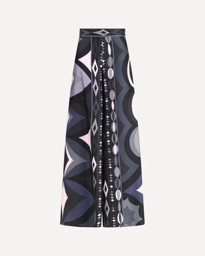 PUCCI SILK WIDE LEG PANTS