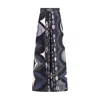 Pucci Collane Print Wide-leg Silk Pants In Multi
