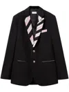 Pucci Single-breasted Jacket In Black