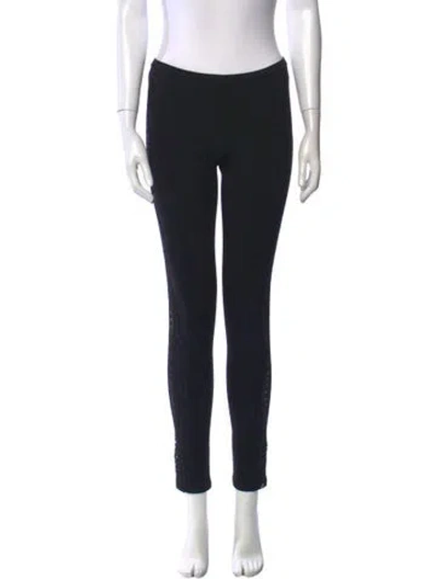 Pre-owned Pucci Skinny Leg Pants In Black