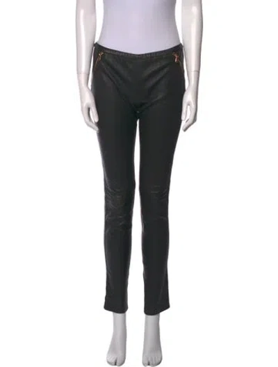 Pre-owned Pucci Skinny Leg Pants In Black