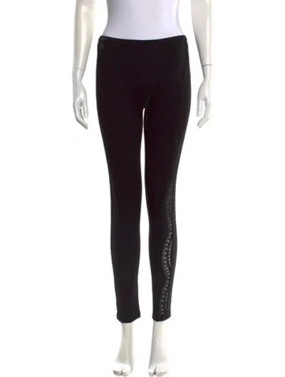 Pre-owned Pucci Skinny Leg Pants In Black