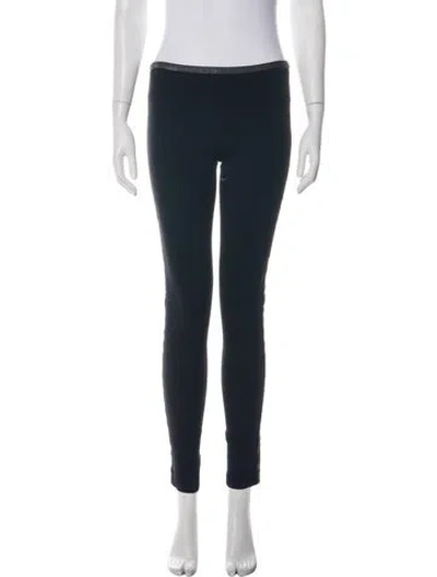 Pre-owned Pucci Skinny Leg Pants In Black