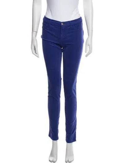 Pre-owned Pucci Skinny Leg Pants In Blue