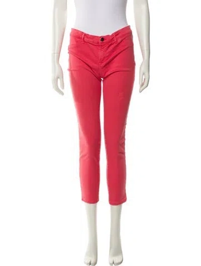 Pre-owned Pucci Skinny Leg Pants In Pink
