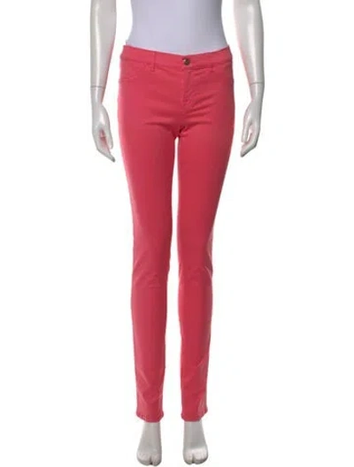Pre-owned Pucci Skinny Leg Pants W/ Tags In Pink