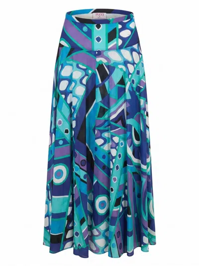 Pucci Skirt In Blue