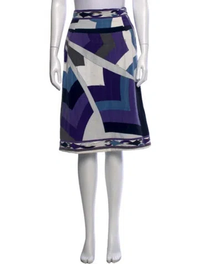 Pre-owned Pucci Skirt In Multi