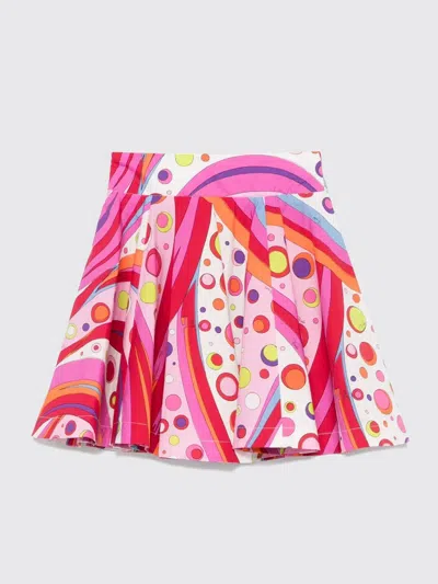 Pucci Skirt  Kids Color Orange