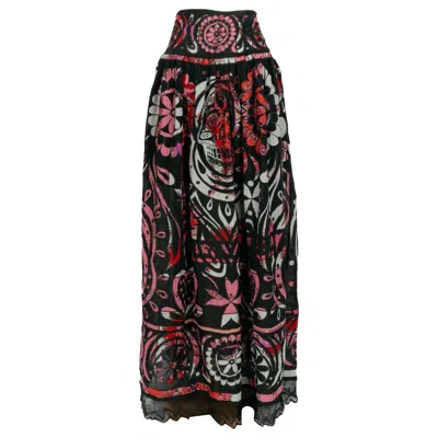 Pre-owned Pucci Skirt Spring 2012 In Black