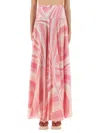 Pucci Skirt With Iris Print