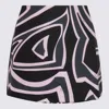 Pucci High Waist Abstract Pattern Mini Skirt In Multi