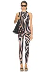 Pucci Sleeveless Catsuit In Black