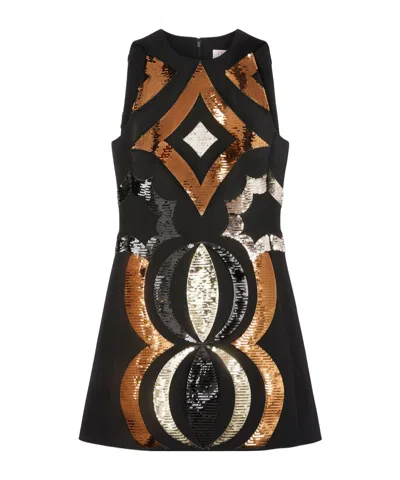 Pucci Sleeveless Dress With Collane Embroidery In Multi