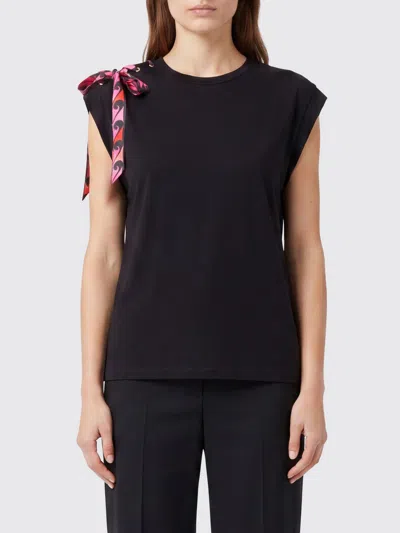 Pucci T-shirt Woman Color Black 1