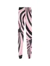 Pucci Sheer Tights With Abstract Print In Multi