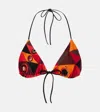 Pucci Soleil Bikini Top In Multi
