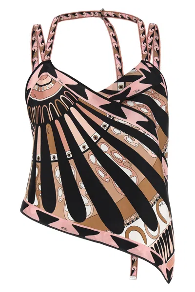 PUCCI 'SOLEIL' SCARF TOP