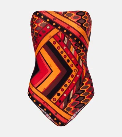 Pucci Soleil Swimsuit In Multi
