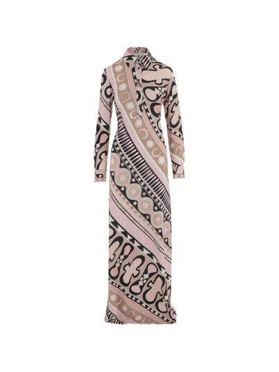 Pucci Soleil-print Chemisier Dress In Multi