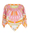 Pucci Solei-print Silk-twill Kaftan In Multi