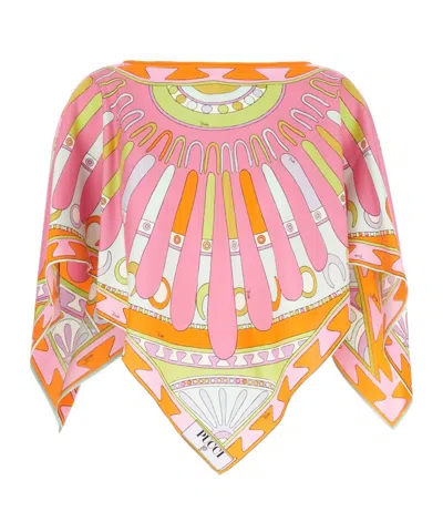 PUCCI SOLEI-PRINT SILK-TWILL KAFTAN