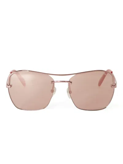 Pucci Square-frame Sunglasses In Pink
