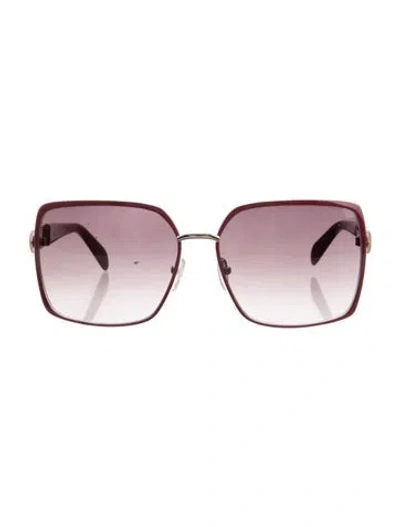Pre-owned Pucci Square Gradient Sunglasses In Pink