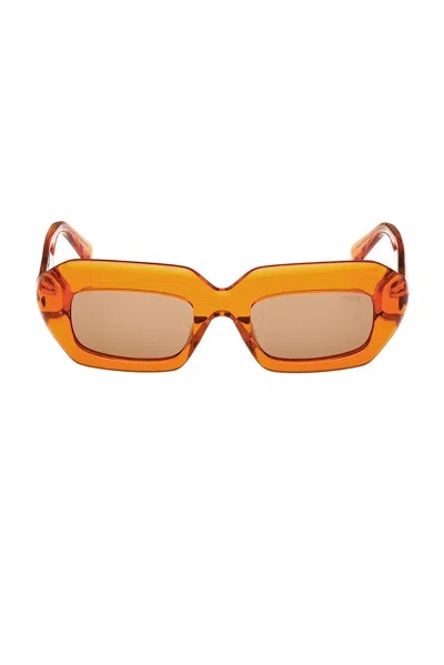 Pucci Square Sunglasses In Yellow