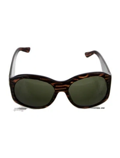 Pre-owned Pucci Square Tinted Sunglasses In Brown