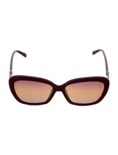 Pre-owned Pucci Square Tinted Sunglasses In Burgundy