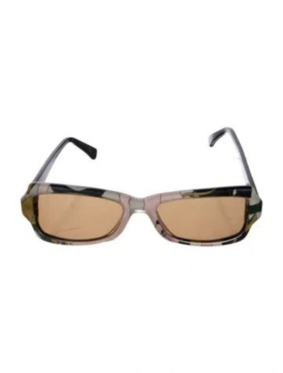 Pre-owned Pucci Square Tinted Sunglasses In Multi