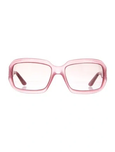 Pre-owned Pucci Square Tinted Sunglasses In Pink