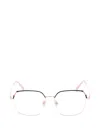 Pucci Square-frame Glasses In Pink