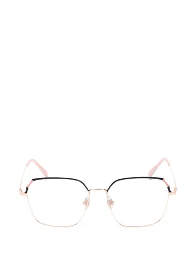 Pucci Square-frame Glasses In Pink