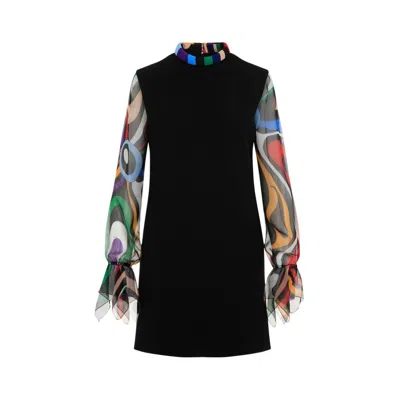 Pucci Stand-up Neck Mini Dress