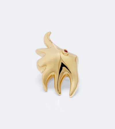Pucci Stella Embellished Ring In Gold