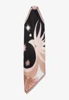 Pucci Stella Halterneck Silk Twill Maxi Dress