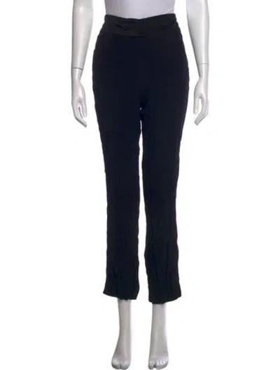 Pre-owned Pucci Straight Leg Pants In Black
