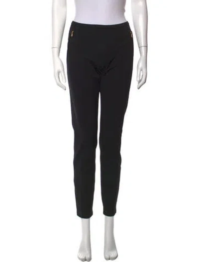 Pre-owned Pucci Straight Leg Pants In Black