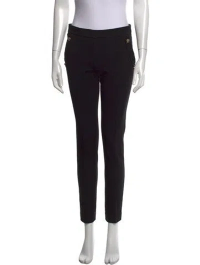 Pre-owned Pucci Straight Leg Pants In Black