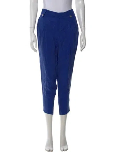 Pre-owned Pucci Straight Leg Pants In Blue