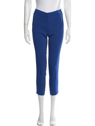 Pre-owned Pucci Straight Leg Pants In Blue